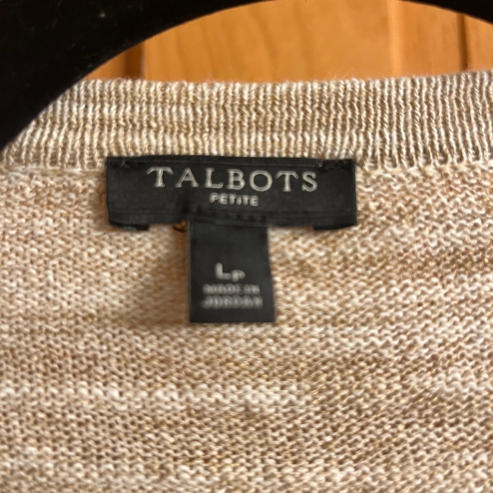 Talbots lightweight duster marled LP - Picture 5 of 7